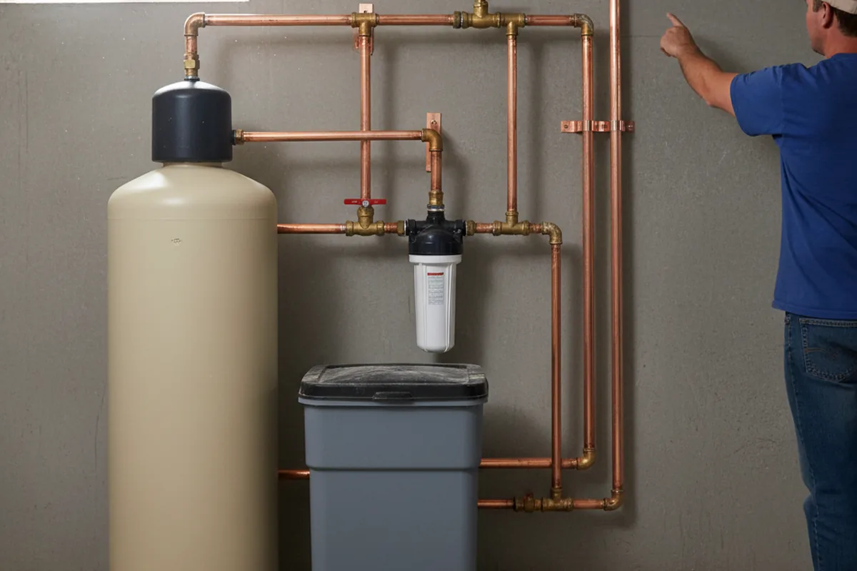 Whole-house water treatment system installed in Boody